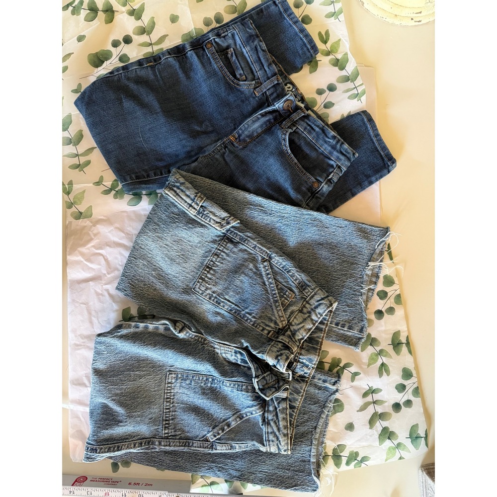 Kids Art Class Wide Leg Carpenter & OshKosh B'Gosh Slim Jeans Bundle Blue Size 7
